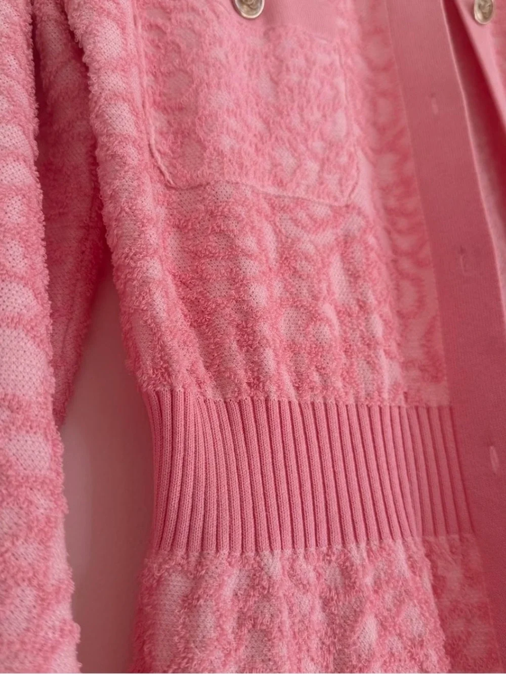 Chanel 21C Pink Knit Cardigan Dress (Pristine / Unworn)